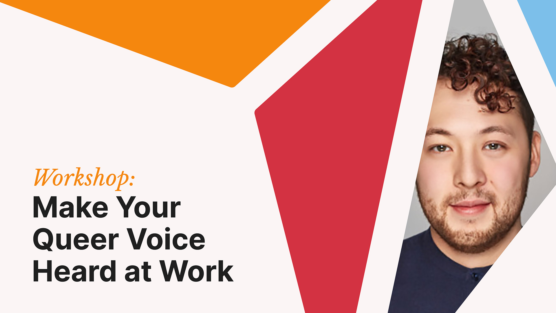 In Company Masterclass: Making your queer voice heard at work - Pride ...